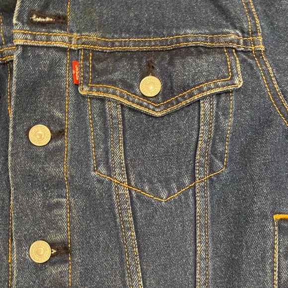 Levi's 57511 Trucker Denim Jacket Standard Fit Original / Womens Size M - Picture 4 of 13